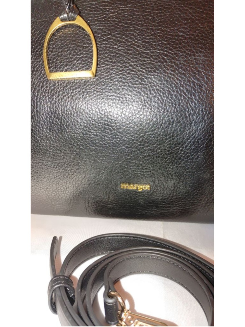 Margot New York Pebbled Leather Satchel - Picture 2 of 5